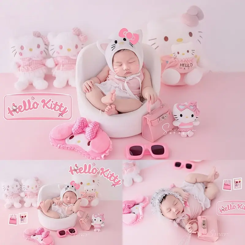 Hello Kitty Theme Set - Newborn Photography Props - Image 2
